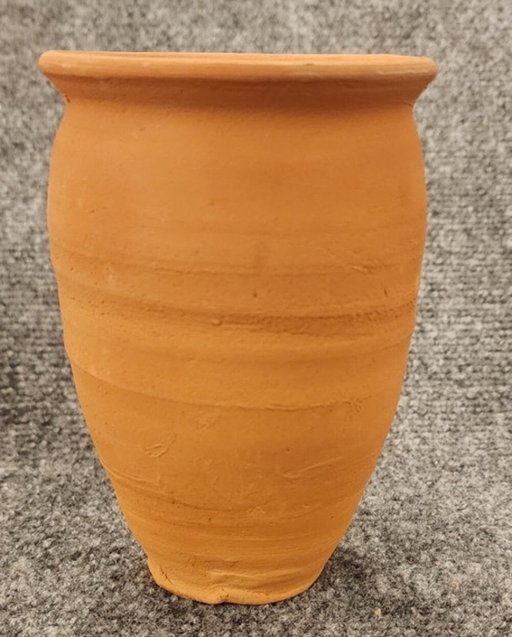 Vintage Hand Thrown Terracotta Clay Pottery Bud Vase 5" Rustic Artisanal
